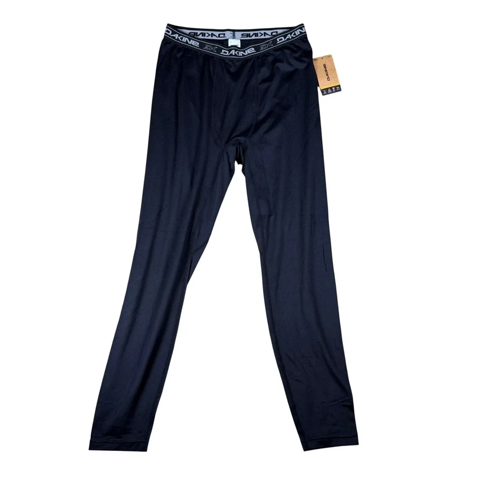 Dakine Men Kickback LW Bottoms Black Base Layer Thermal Pants M101DAK0004 Size M